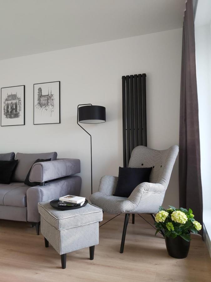 Apartament 150 Zaspa Vvita Z Prywatnym Ogrodem I Tarasem Gdańsk Extérieur photo