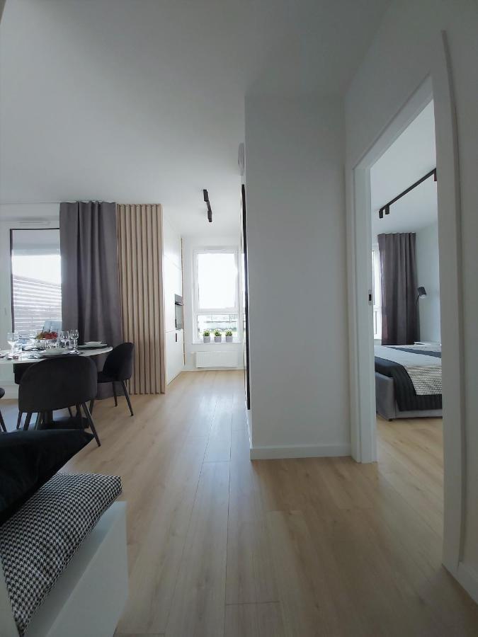 Appartement Apartament 150 Zaspa Vvita Z Ogrodem I Tarasem à Gdańsk Extérieur photo