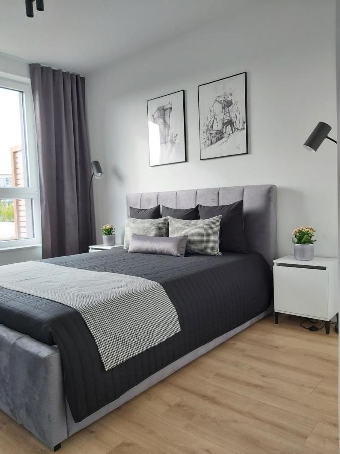 Apartament 150 Zaspa Vvita Z Prywatnym Ogrodem I Tarasem Gdańsk Extérieur photo