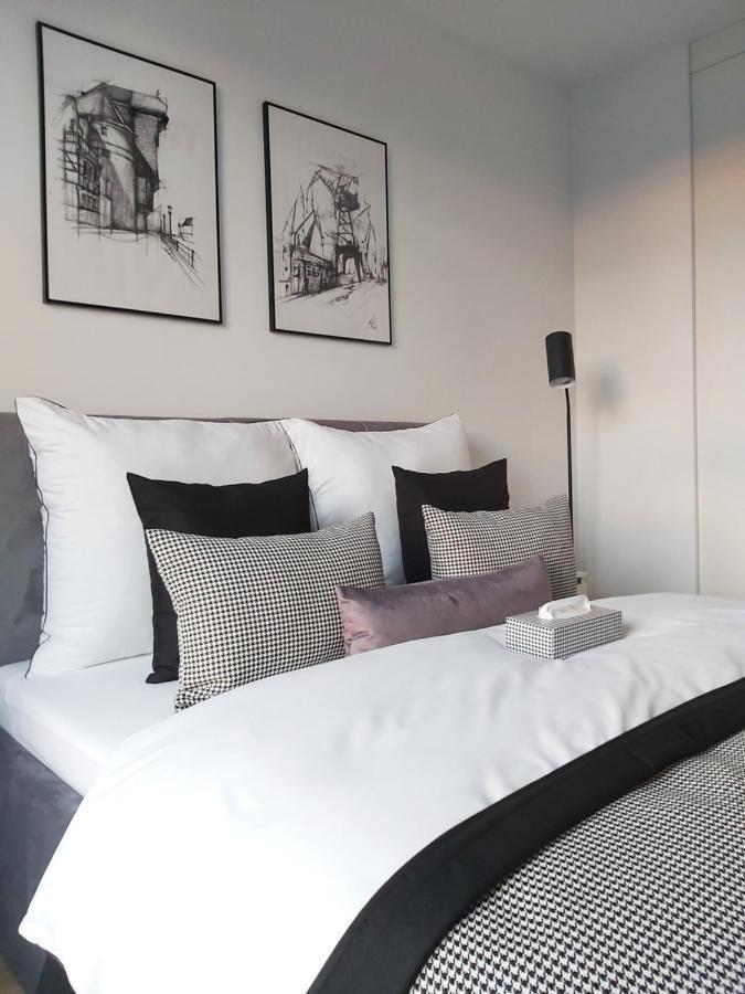Apartament 150 Zaspa Vvita Z Prywatnym Ogrodem I Tarasem Gdańsk Extérieur photo