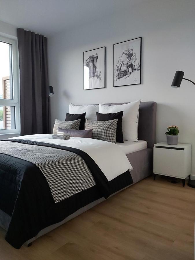 Appartement Apartament 150 Zaspa Vvita Z Ogrodem I Tarasem à Gdańsk Extérieur photo