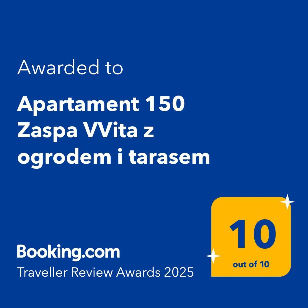 Apartament 150 Zaspa Vvita Z Prywatnym Ogrodem I Tarasem Gdańsk Extérieur photo